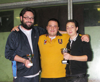 Botta, Rinaldi e Goi alla Premiazione 2010
